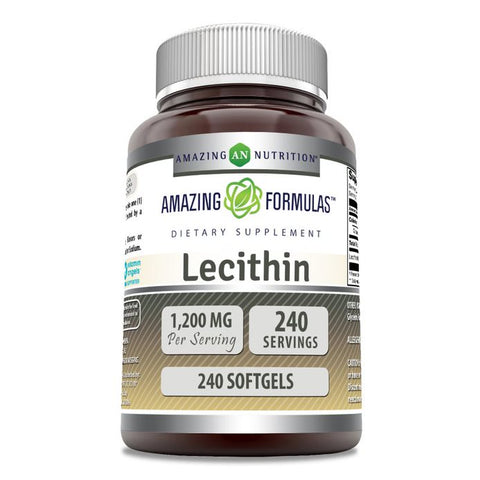 Image of Amazing Formulas Lecithin | 1200 Mg | 240 Softgels
