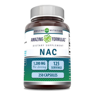 Amazing Formulas NAC | 600 Mg | 250 Capsules