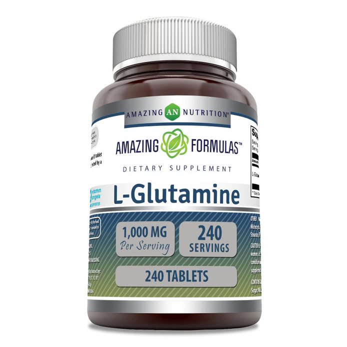 Amazing Formulas L Glutamine | 1000 Mg | 240 Tablets