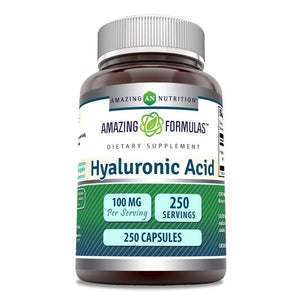 Amazing Formulas Hyaluronic Acid | 100 Mg | 250 Capsules