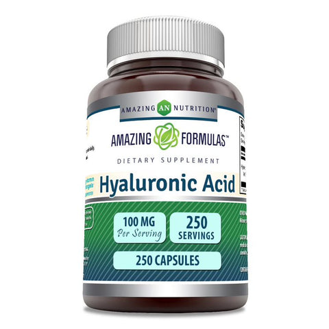 Image of Amazing Formulas Hyaluronic Acid | 100 Mg | 250 Capsules