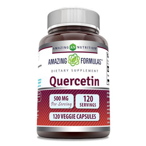 Amazing Formulas Quercetin | 500 Mg | 120 Veggie Capsules