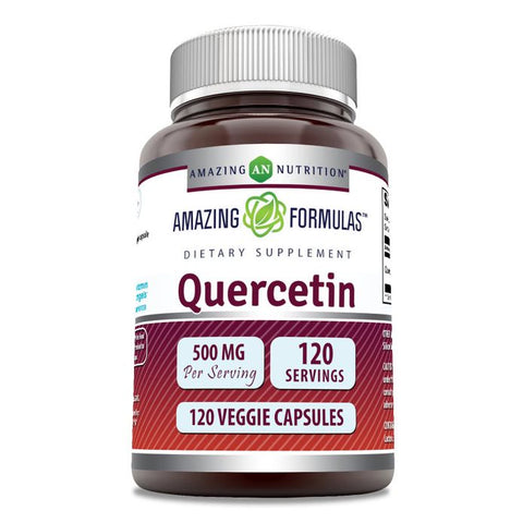 Image of Amazing Formulas Quercetin | 500 Mg | 120 Veggie Capsules