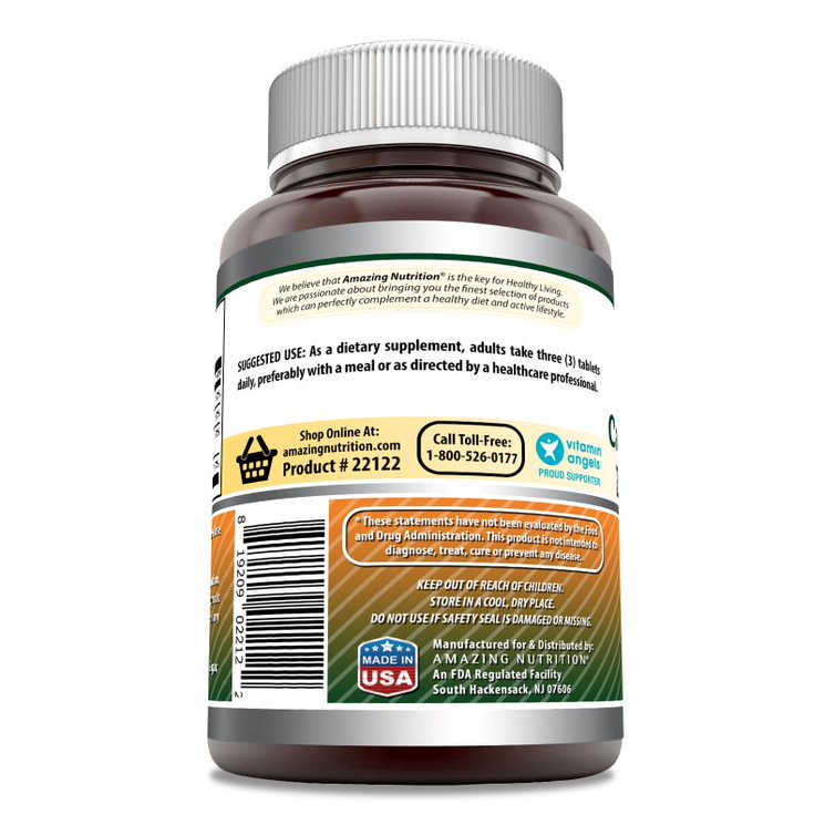 Amazing Formulas Calcium Magnesium Zinc + Vitamin D3 | 500 Tablets