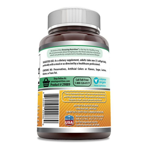 Amazing Formulas Vitamin D3 with Organic Coconut Oil | 5000 IU | 360 Softgels