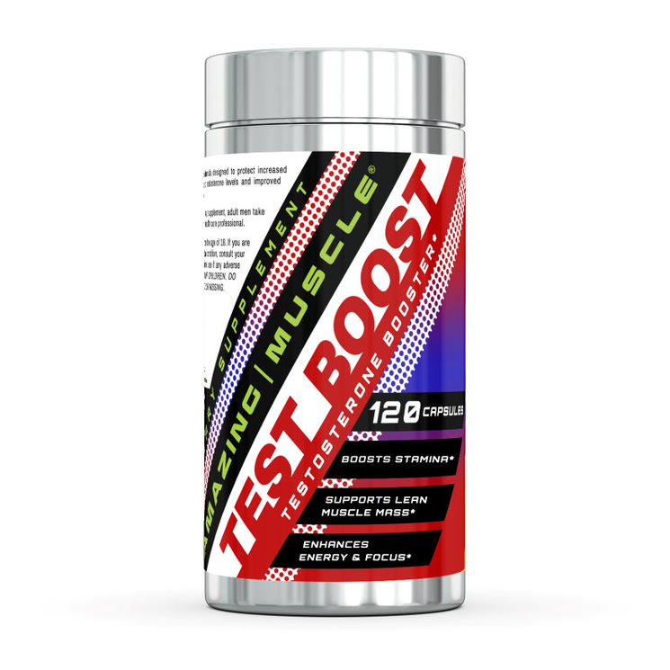 Amazing Muscle Testosterone Booster | 120 Capsules | 30 Servings