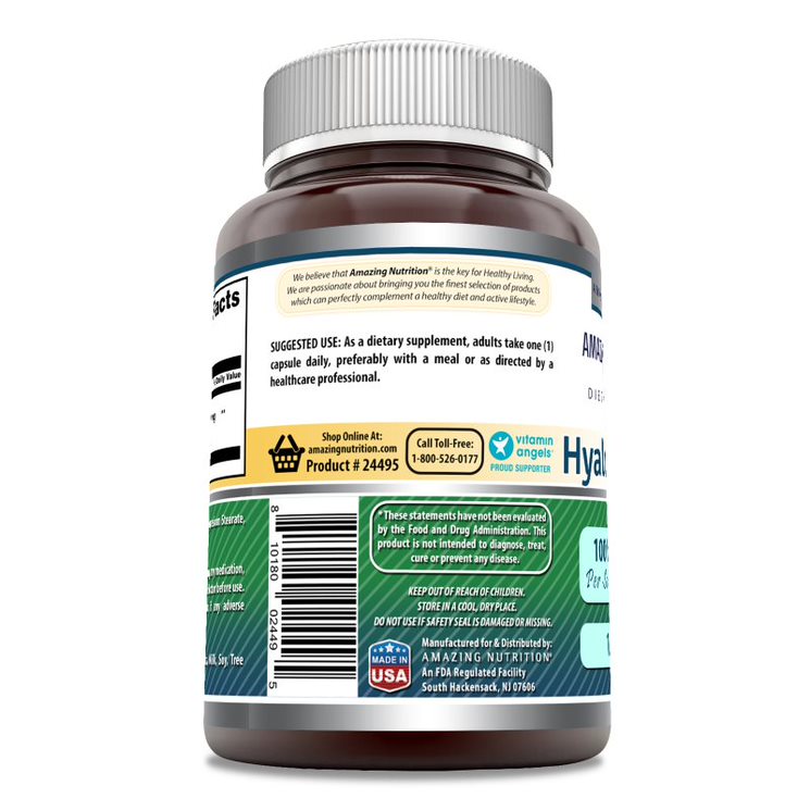 Amazing Formulas Hyaluronic Acid | 100 Mg | 120 Capsules