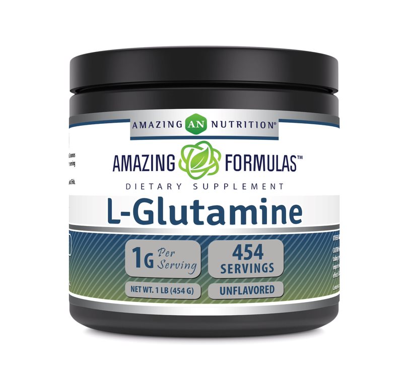Amazing Formulas L-Glutamine Powder | 1 Lb | 454 Servings