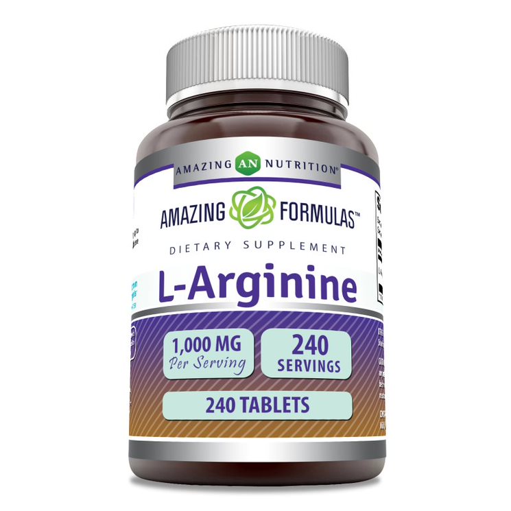 Amazing Formulas L-Arginine | 1000 Mg | 240 Tablets