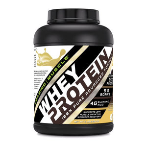 Amazing Muscle Whey Protein Isolate & Concentrate |  5 Lbs | Vanilla