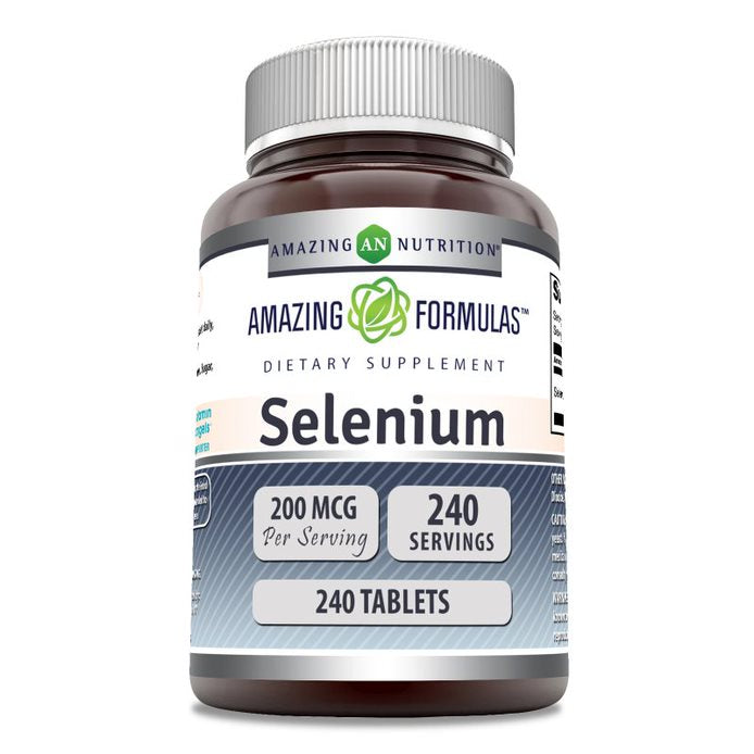 Amazing Formulas Selenium | 200 Mcg | 240 Tablets