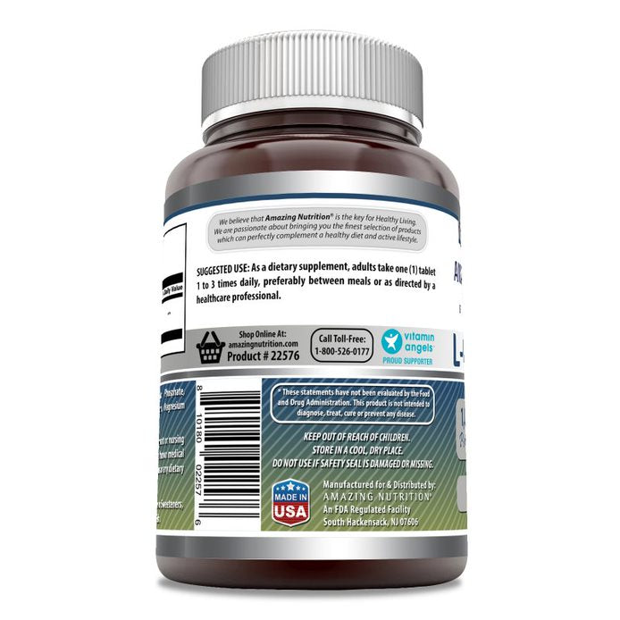 Amazing Formulas L Glutamine | 1000 Mg | 240 Tablets