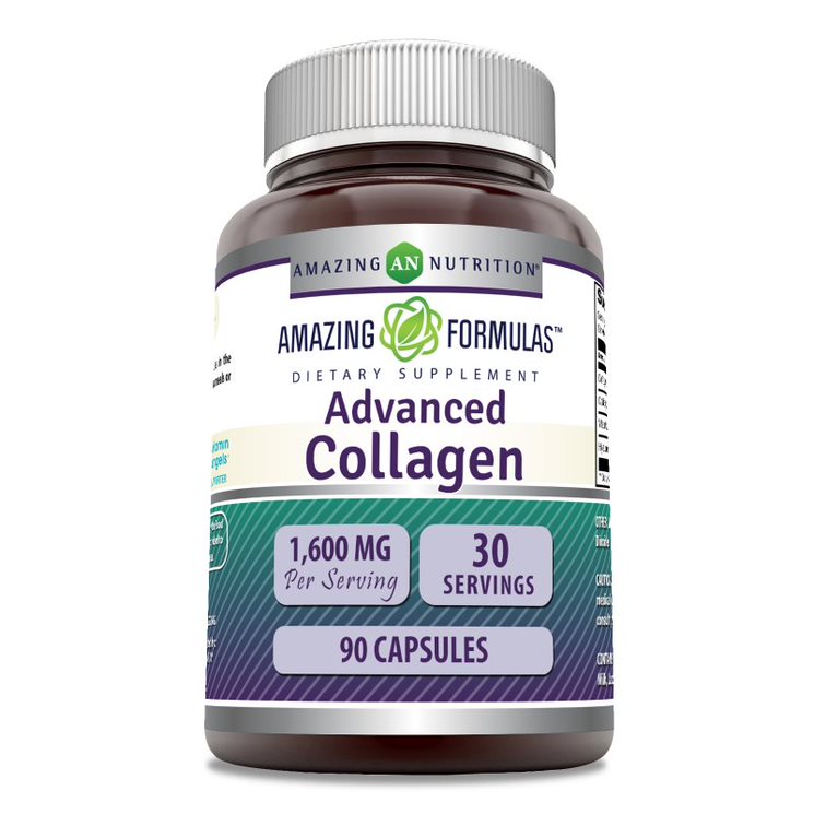 Amazing Formulas Advanced Collagen | 1600 Mg Per Serving | 90 Capsules