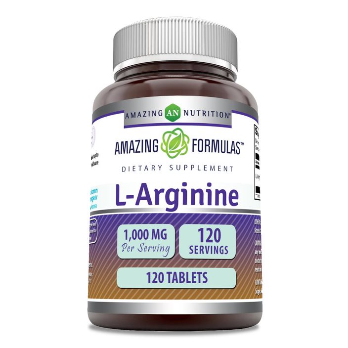 Amazing Nutrition L-Arginine | 1000 Mg | 120 Tablets
