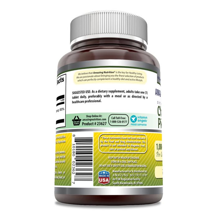 Amazing Formulas Chromium Picolinate | 1000 Mcg | 120 Tablets