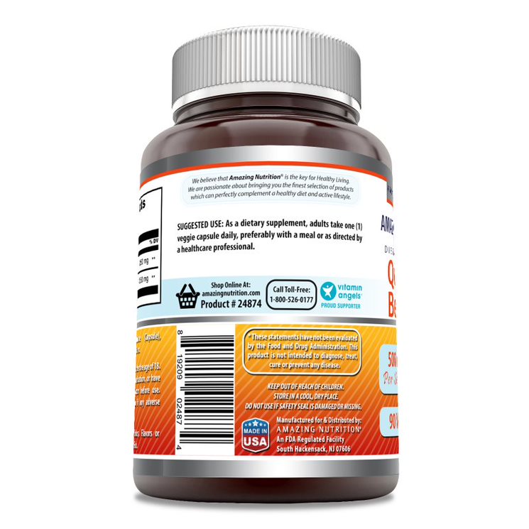 Amazing Formulas Quercetin Berberine | 500 Mg | 90 Veggie Capsules