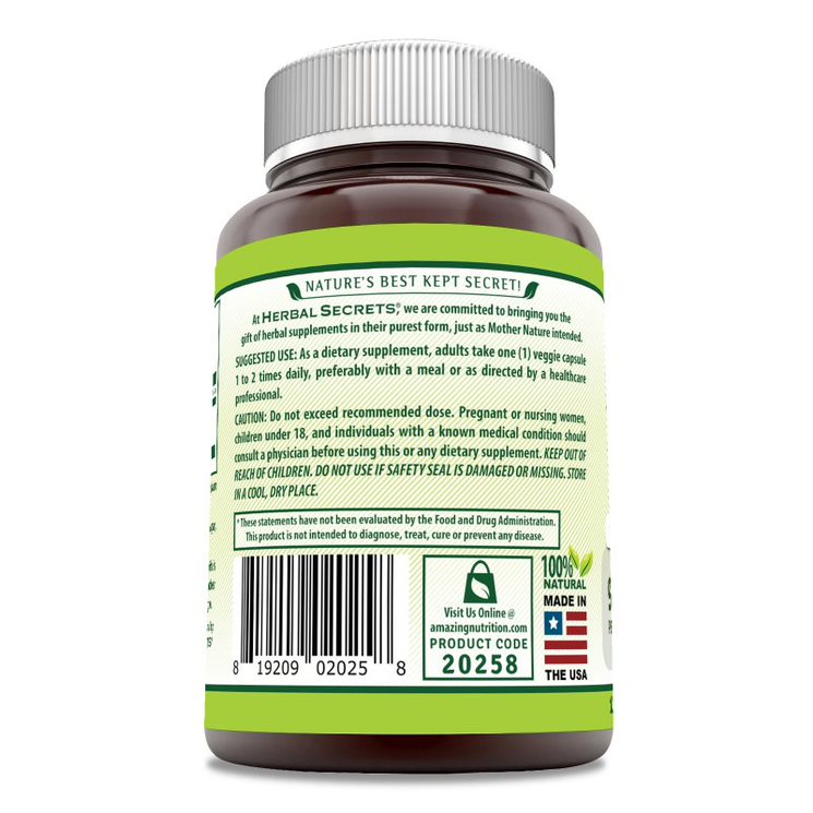 Herbal Secrets Maca | 950 Mg | 120 Veggie Capsules