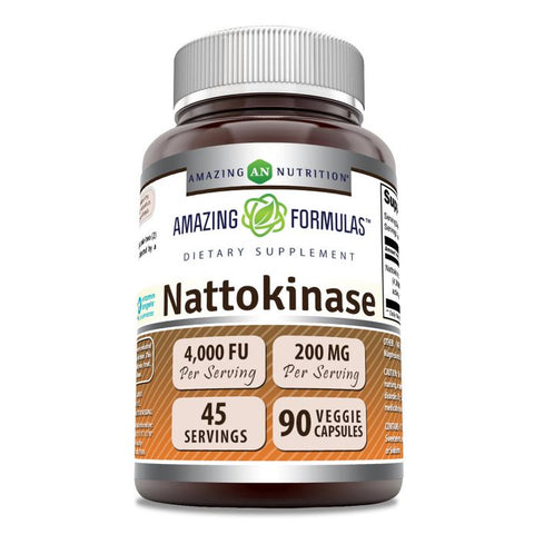 Image of Amazing Formulas Nattokinase | 100 Mg | 90 Veggie Capsules
