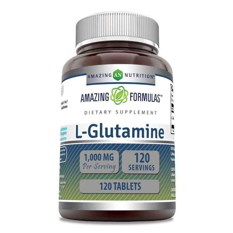 Amazing Formulas L-Glutamine | 1000 Mg | 120 Tablets
