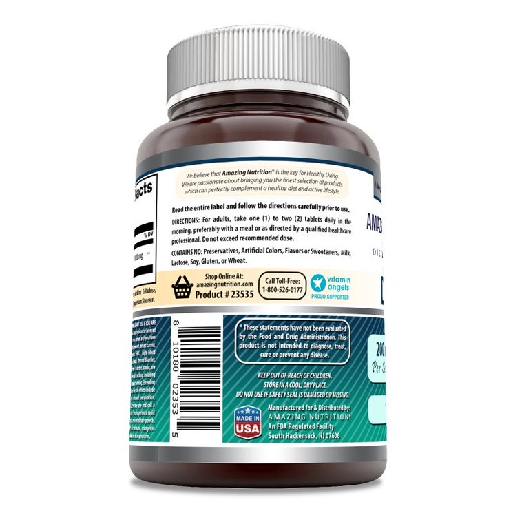 Amazing Formulas DHEA | 200 Mg Per Serving | 120 Tablets