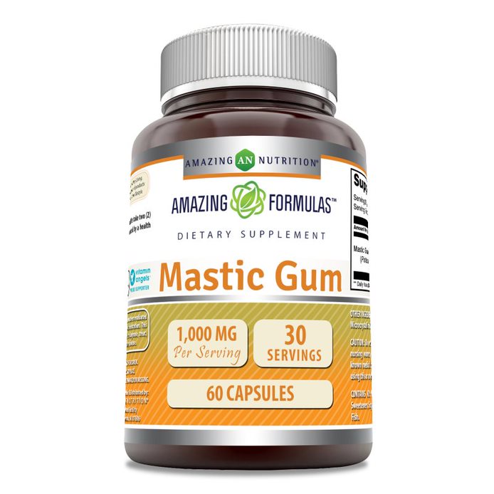 Amazing Formulas Mastic Gum | 1000 Mg | 60 Capsules