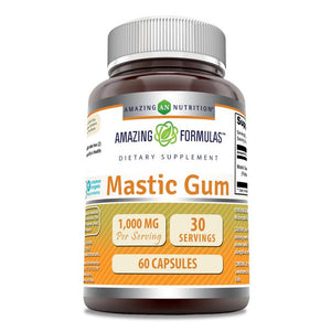 Amazing Formulas Mastic Gum | 1000 Mg Per Serving | 60 Capsules