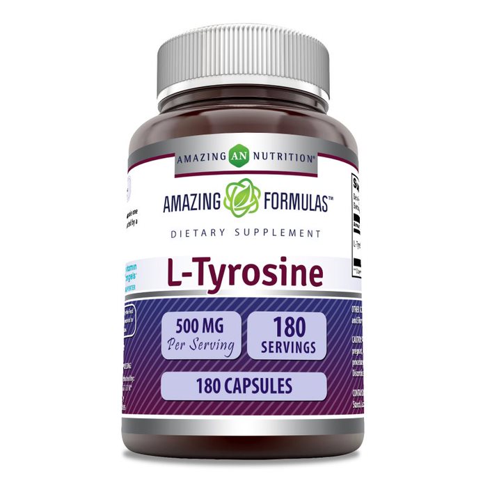 Amazing Formulas L-Tyrosine | 500 mg | 180 Capsules