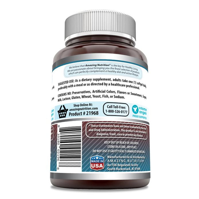 Amazing Formulas Lutein with Zeaxanthin | 40 Mg | 60 Softgels