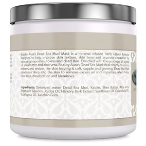 Beauty Aura Dead Sea Mud Mask 250 Grams 8.8 Fl Oz