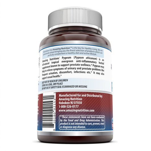 Amazing Formulas Pygeum | 100 Mg | 120 Tablets