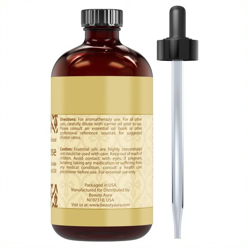Beauty Aura Premium Collection – Ultra Pure Frankincense Essential Oil - 4 Oz Bottle