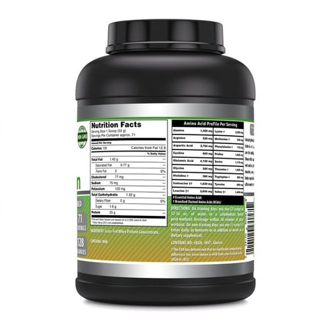 Image of Amazing Formulas Grass FED Whey Protein Powder 5 Lb Unflavored