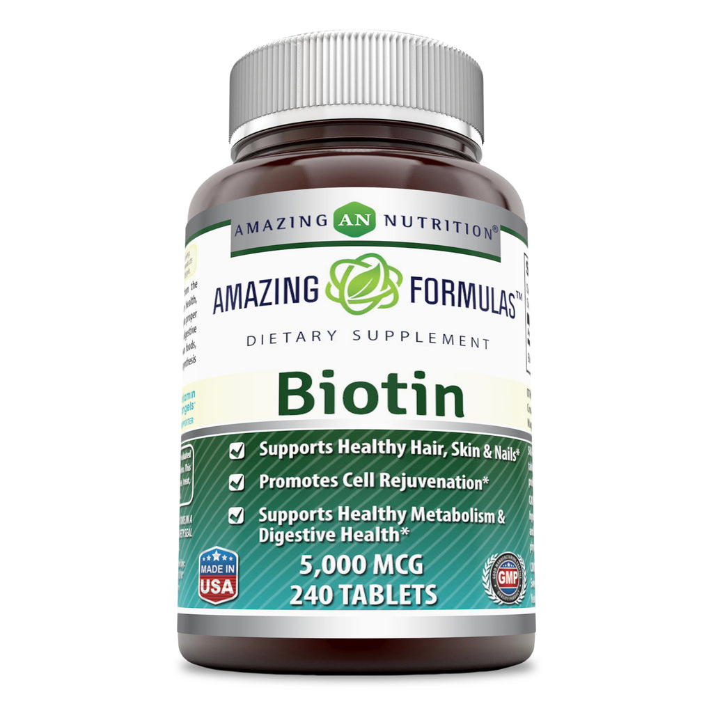Amazing Formulas Biotin 5000 Mcg 240 Tablets