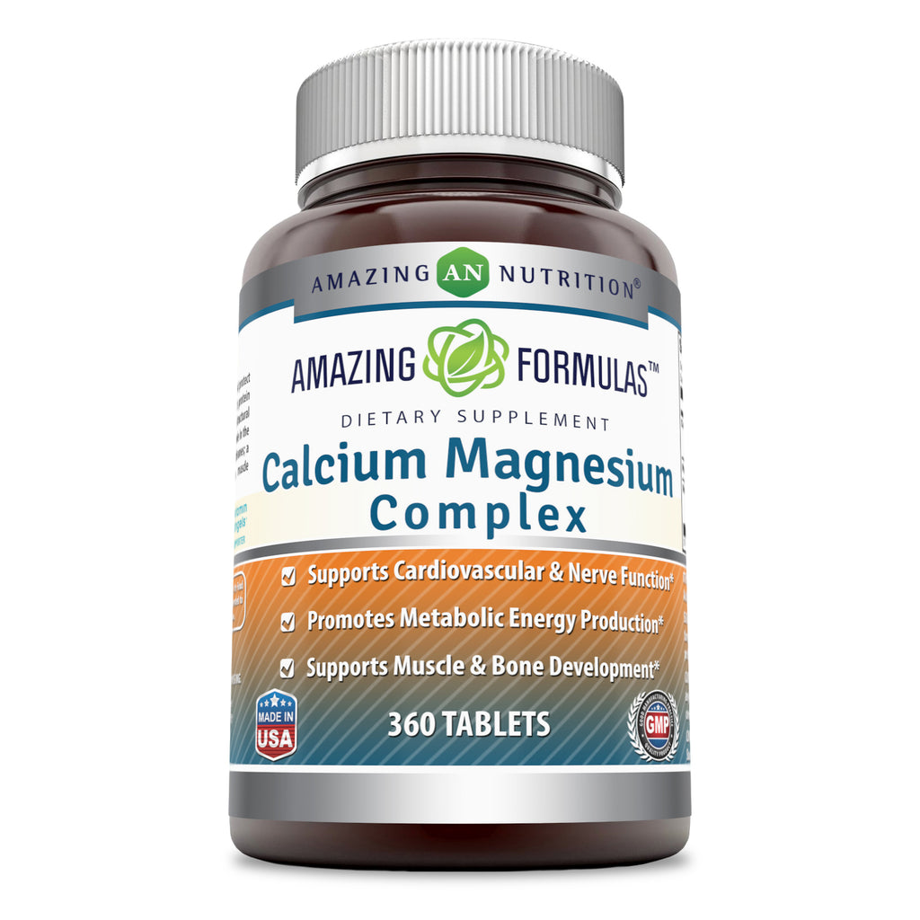 Amazing Formulas Calcium Magnesium Complex | 360 Tablets