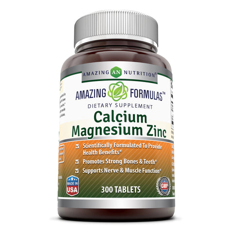 Image of Amazing Formulas Calcium Magnesium Zinc | 300 Tablets