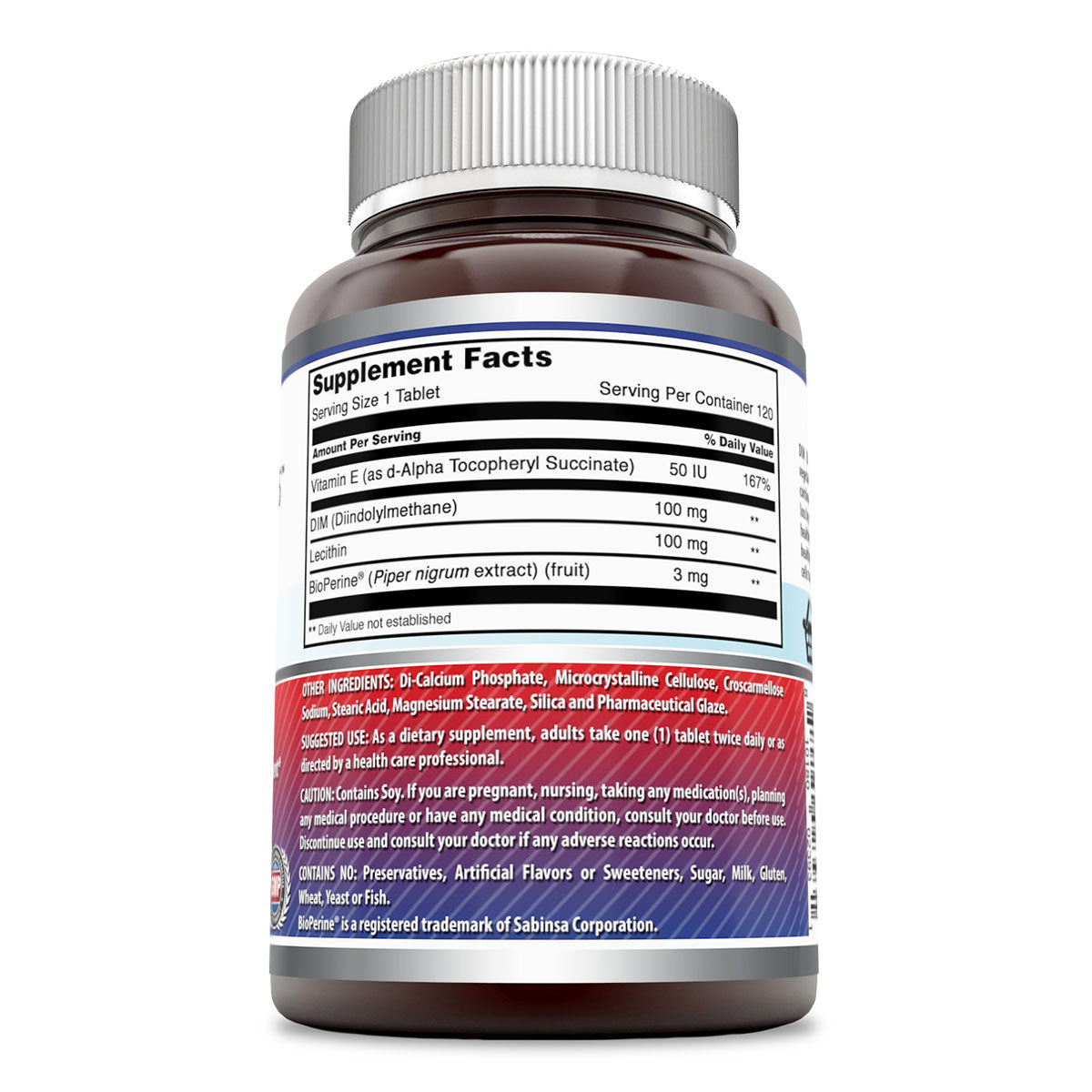 Amazing Formulas DIM Plus | 100 Mg | 120 Tablets