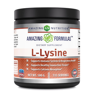 Amazing Formulas L- Lysine | Powder | 500 G