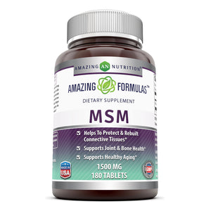 Amazing Formulas MSM 1500 mg 180 Tablets
