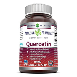 Amazing Formulas Quercetin | 500 Mg | 60 Vegetarian Capsules