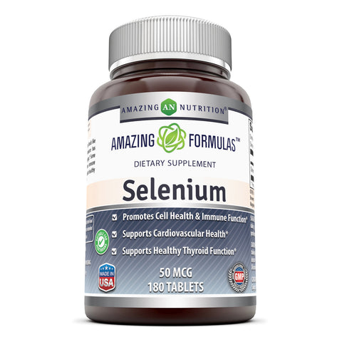 Image of Amazing Formulas Selenium | 50 Mcg | 180 Tablets