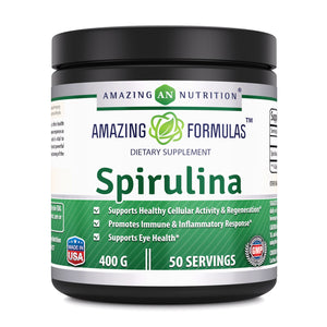Amazing Formulas Spirulina | 400 G | 50 Servings