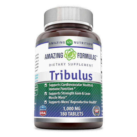 Image of Amazing Formulas Tribulus Dietary Supplement 1000 MG 180 Tablet