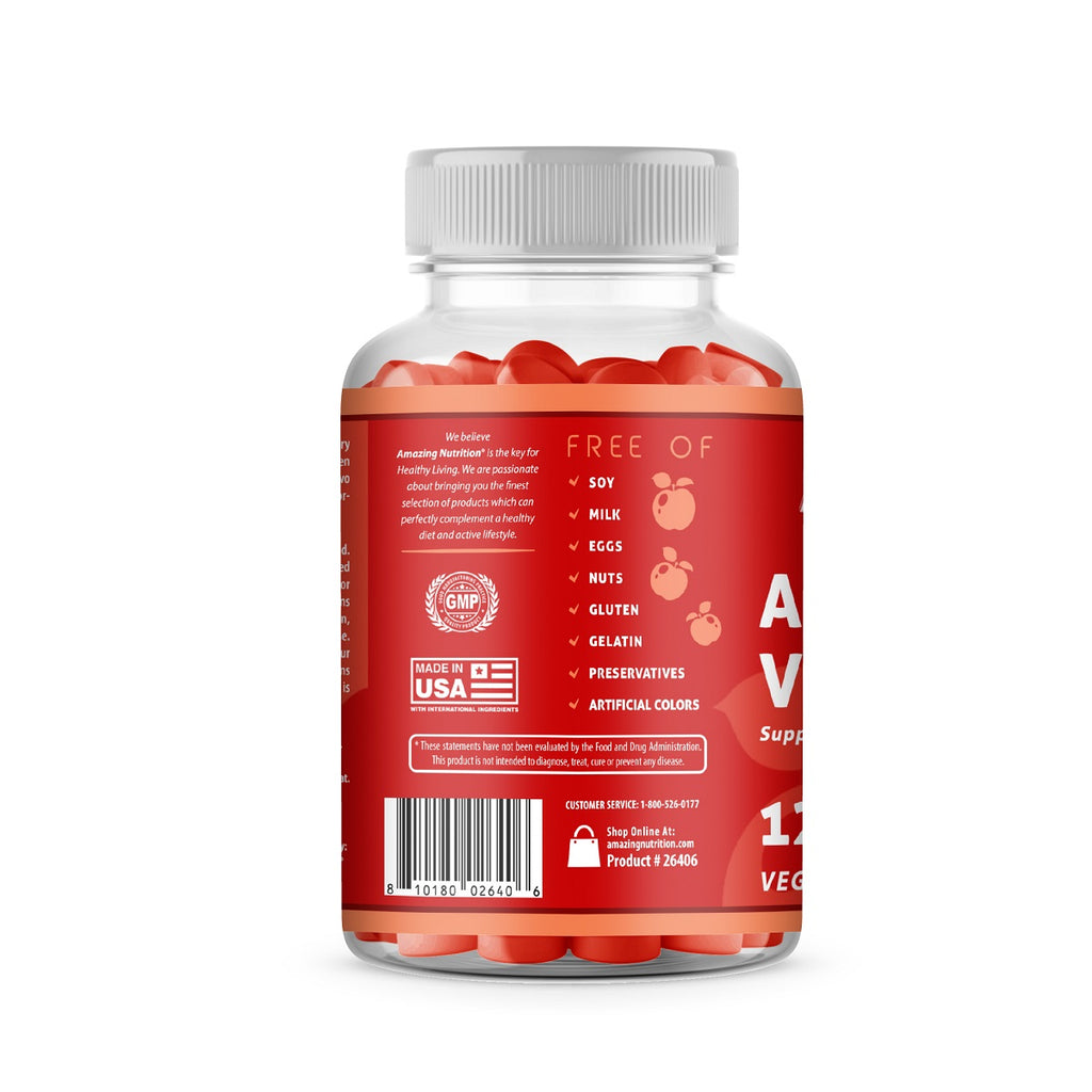 Apple Cider Vinegar Gummies with The Mother - ACV Gummies for Detox,  Cleansing & Immune Support - Made with Black Carrot & Ginger Dry Extract -  Pectin