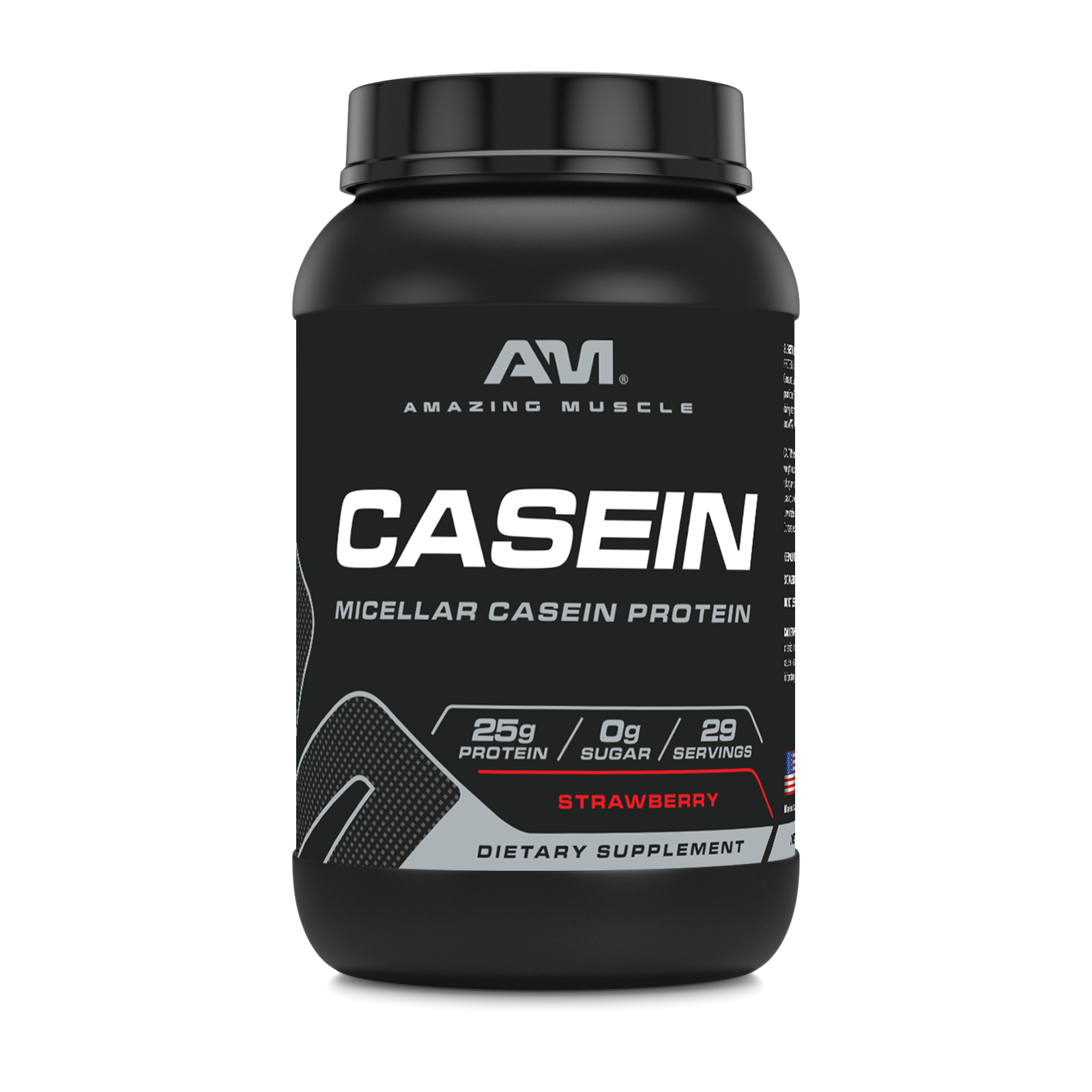 Amazing Muscle Casein Protein Powder | 25 Grams Protein | 2 Lb Powder