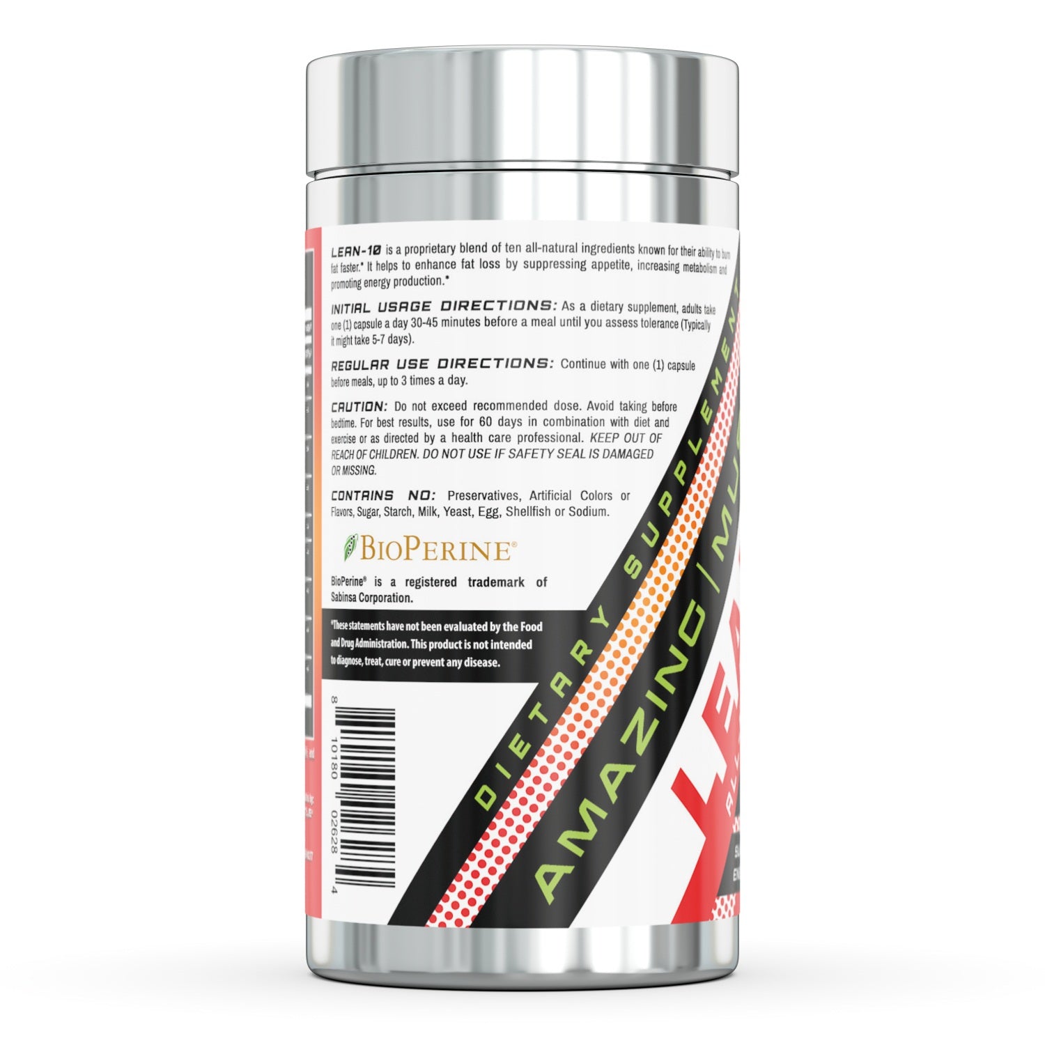 Amazing Muscle Lean-10 | 90 Capsules | 30 Servings