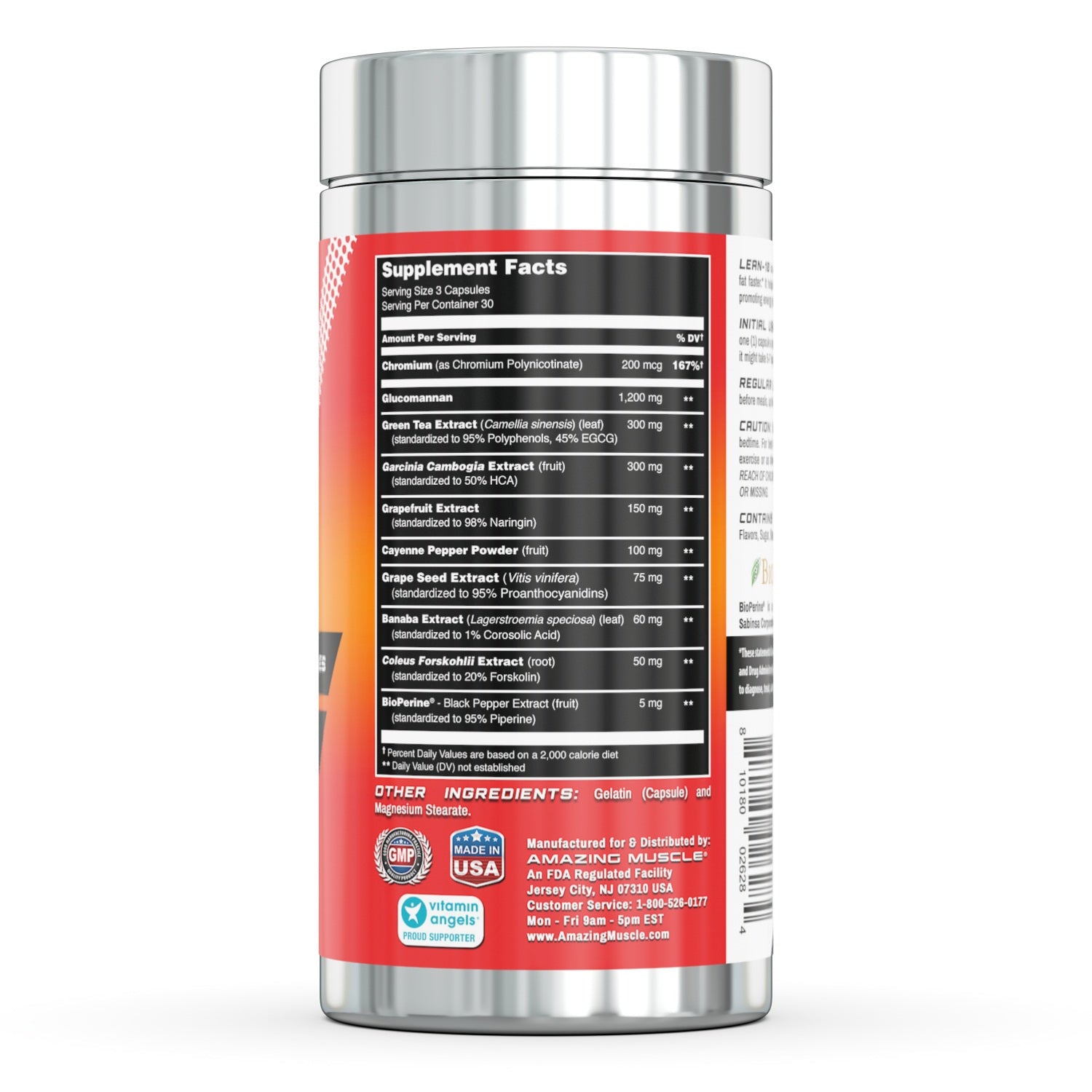 Amazing Muscle Lean-10 | 90 Capsules | 30 Servings