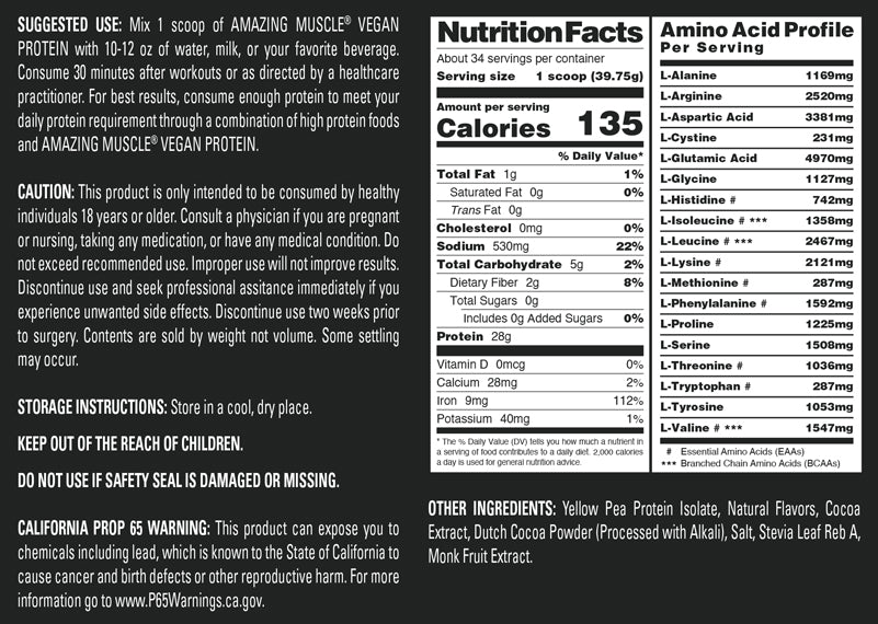 Amazing Muscle VEGAN PROTEIN