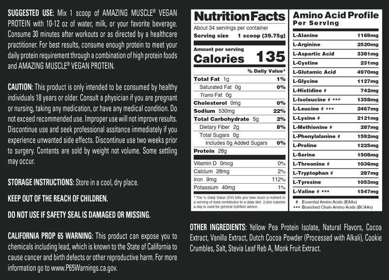 Amazing Muscle VEGAN PROTEIN