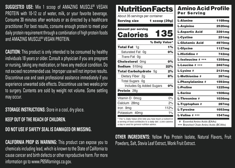 Amazing Muscle VEGAN PROTEIN