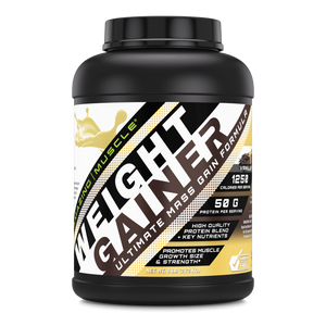 Amazing Muscle Weight Gainer Protein Powder | Vanilla Flavor | 6 LB | 50 G Protein per Serving | 8 Servings